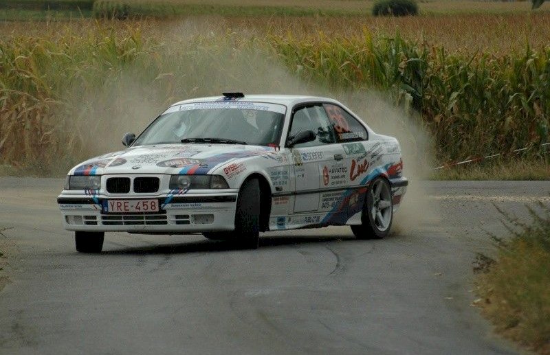 Jazda rajdowym BMW e36 - kierowca - #1