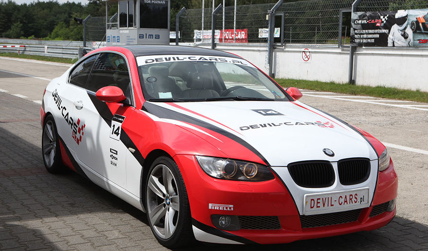 BMW BiTurbo jazda jako pasażer