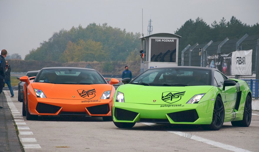 Niespodzianka Lamborghini Gallardo - pasażer