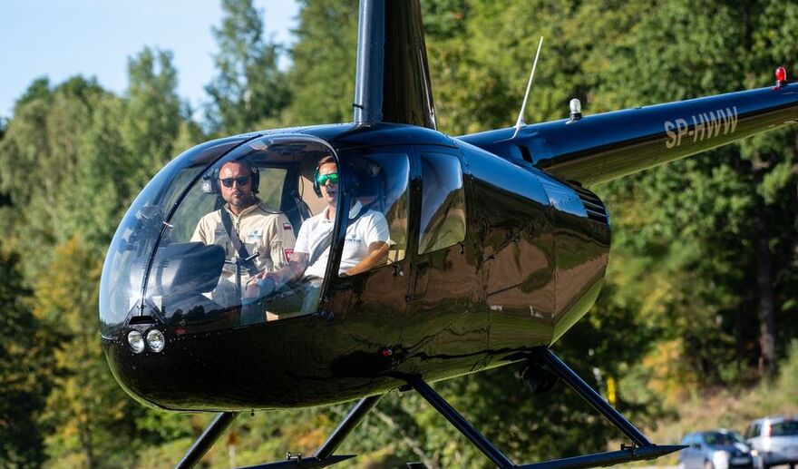 Zaręczynowy lot helikopterem - #1