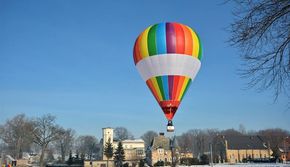 Romantyczny lot balonem dla dwojga z noclegiem