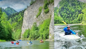 Spływ jednoosobowym kajakiem Górskim przełomem Dunajca