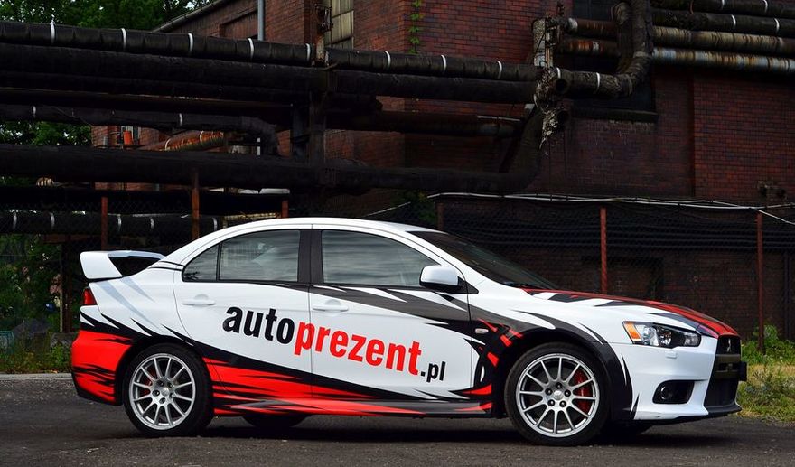 Jazda Mitsubishi EVO - kierowca - #1