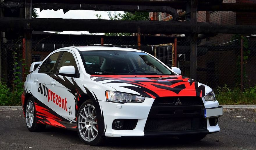 Jazda Mitsubishi EVO - kierowca - #2