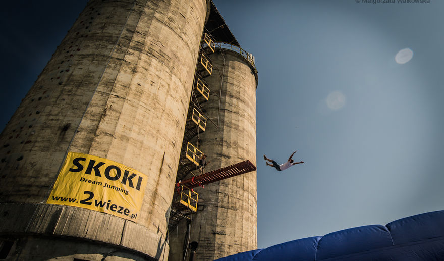 Skok na poduchę kaskaderską z 8 metrów - Stunt Jump - #3